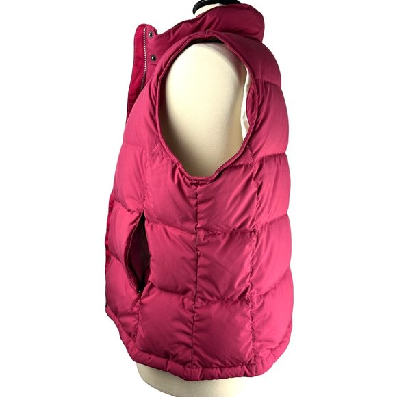 L.L Bean Pink Goose Down Vest, Women's Size X Large - Picture 6 of 16